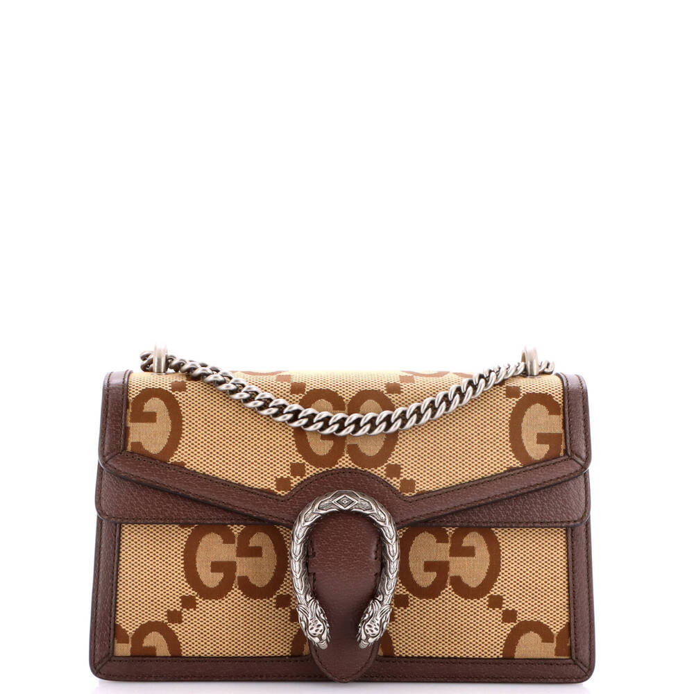 Gucci Small Dionysus Bag Jumbo GG Canvas